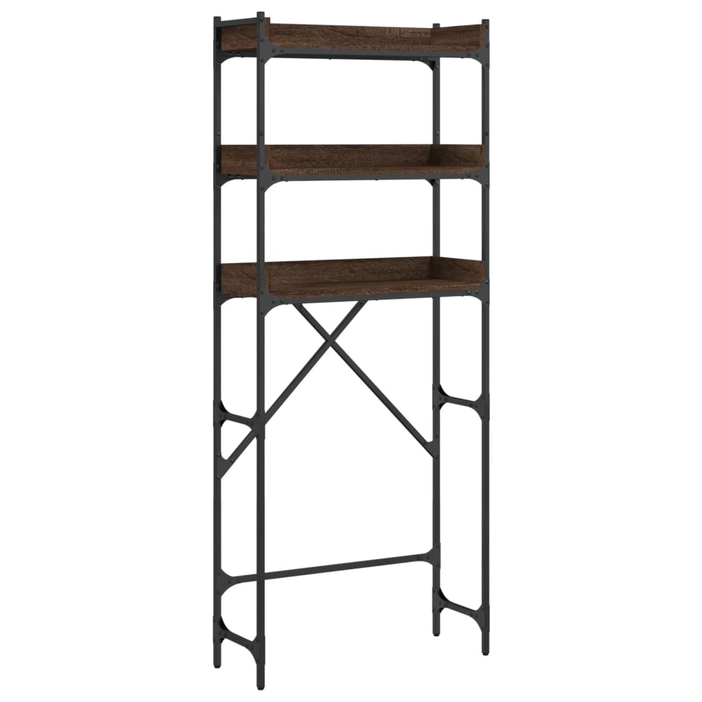 Estante p/ máquina de lavar derivados madeira carvalho castanho - 666433