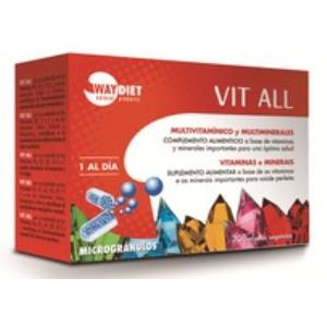 VIT ALL multivit e multimin 30caps. microgranulos