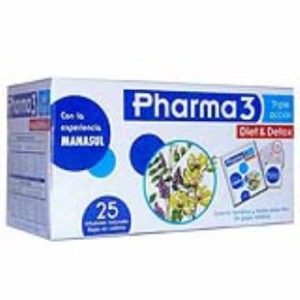 BIE3 PHARMA 3 DIET &  DETOX infusão 25sbrs.