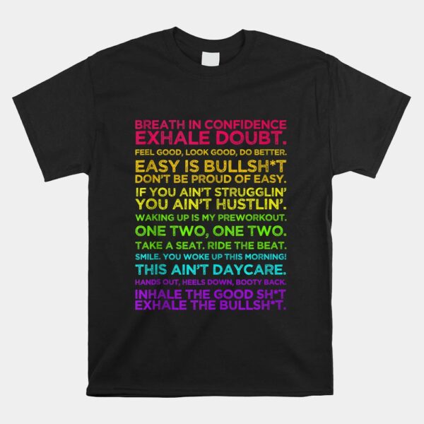 Alex Toussaint Motivational Quotes Shirt