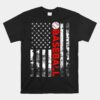 American Flag Baseball Team Shirt