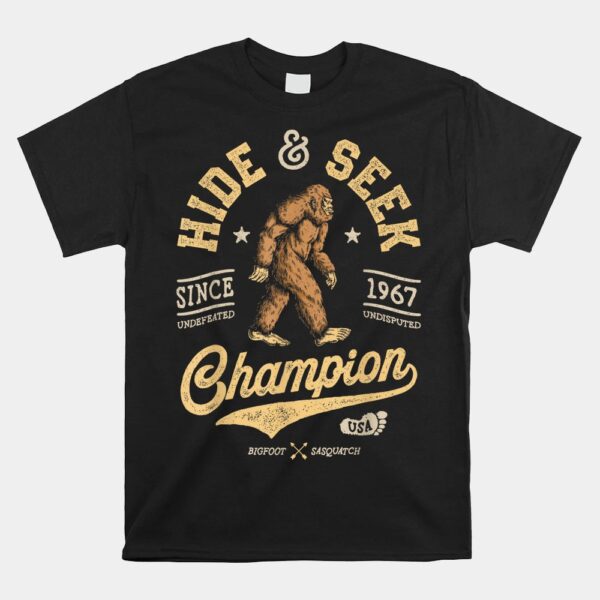Bigfoot Hide And Seek Champion Shirt