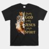 Blessed By God Loved By Jesus Lion Shirt