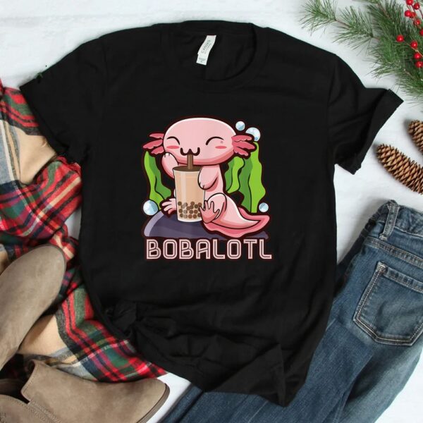 Bobalotl Axolotl Boba Tea Bubble Milk Shirt