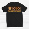 Boo Primary Elements Of Surprise Science Halloween Shirt