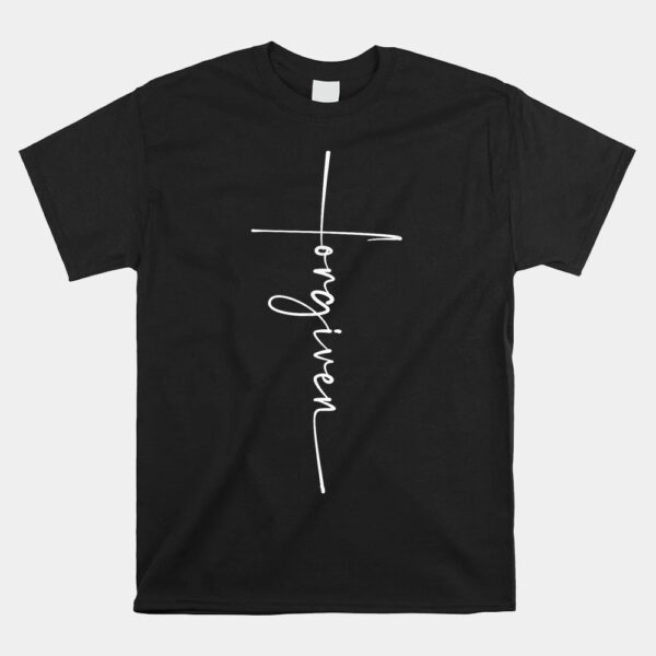 Forgiven Christian Cross Shirt