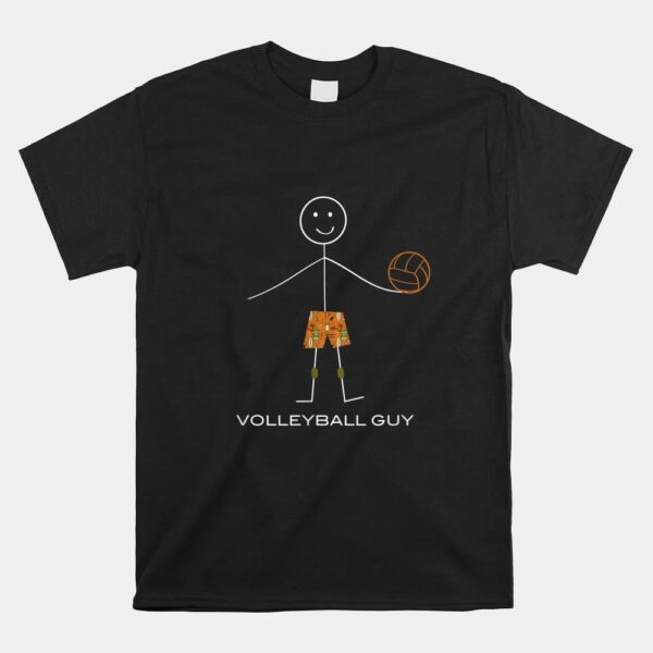 Funny Men Volleyball Boy Volleyball Player Shirt