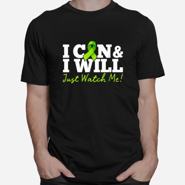 I Can And I Will Beat Lymphoma Cancer Warrior Just Watch Me Shirt