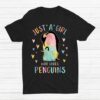 Just A Girl Who Loves Penguins Watercolor Shirt