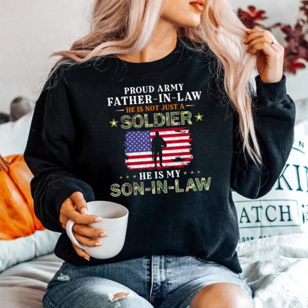 My Son-In-Law Is A Soldier Hero-Proud Army Father-In-Law Shirt