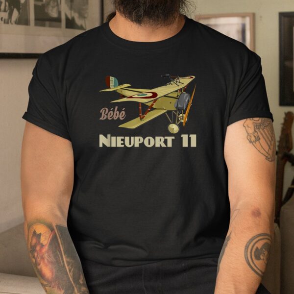 Nieuport 11 XI French WW1 Fighter Plane Biplane Sesquiplane Shirt