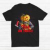Scary Spooky Halloween Smiling Pumpkin Shirt