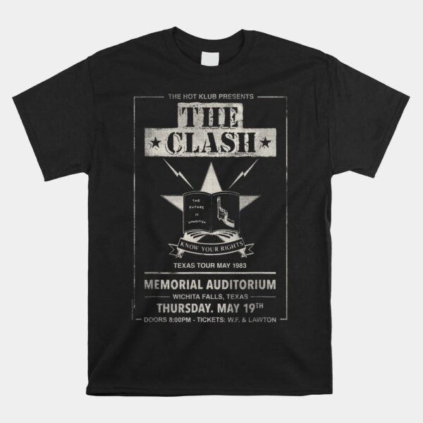 The Clash Texas Tour 83Ã¢â‚¬Â² Wichita Falls Shirt
