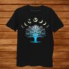 Tree Of Life Spiritual Shirt Moonphases As Giftidea For Yoga Shirt