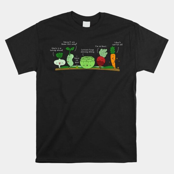 Vegetable Puns Veggie Vegan Shirt