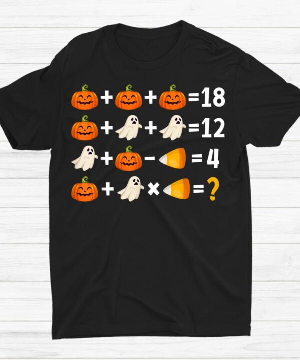 Halloween 2022 Order Of Operations Quiz Math Teacher Pumpkin Shirt