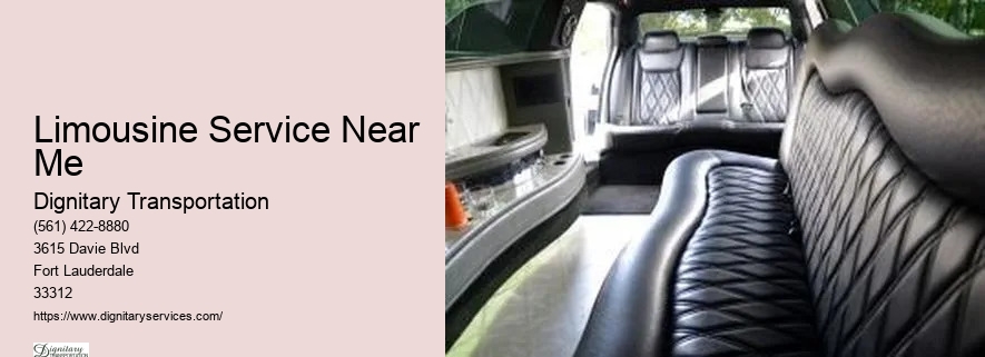 Limousine Service Near Me