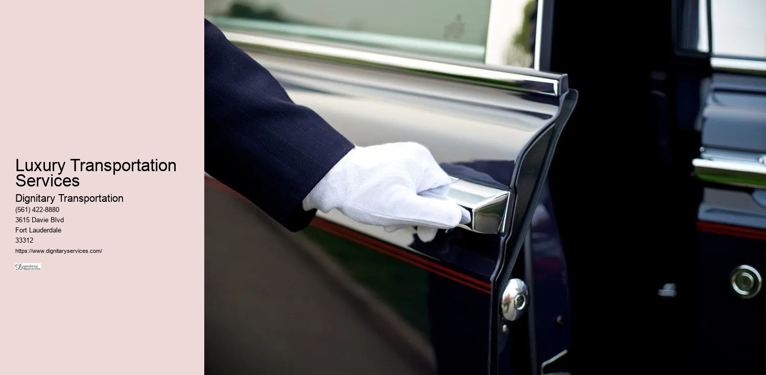 Luxurious Transportation Services