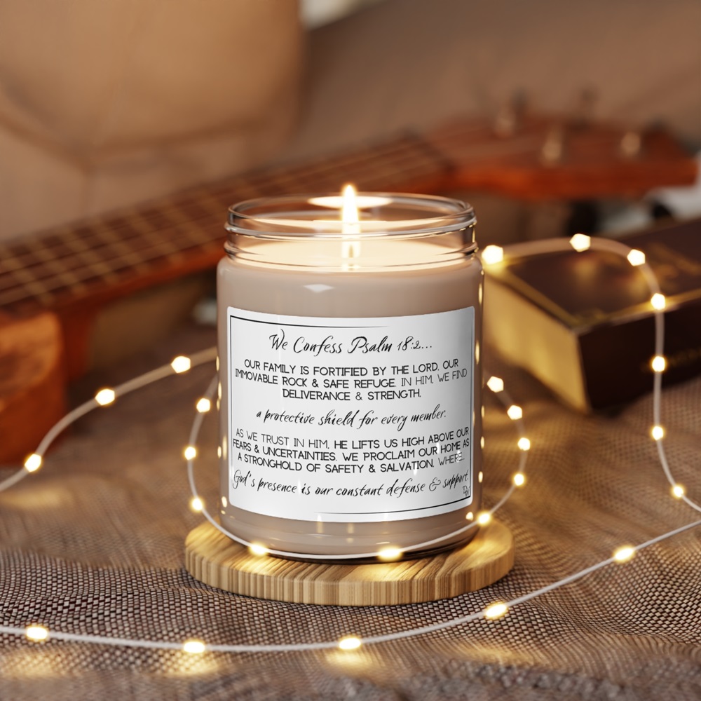 pillar candles with sayings