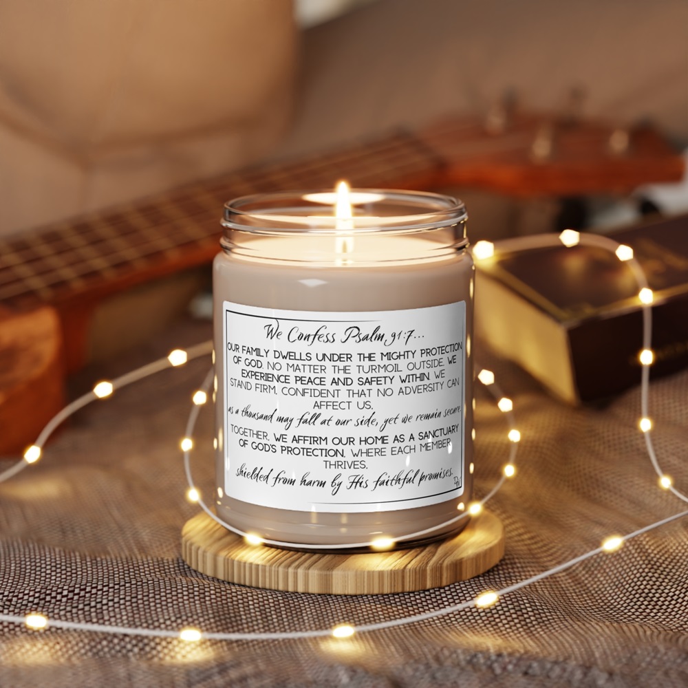 candles with bible verses