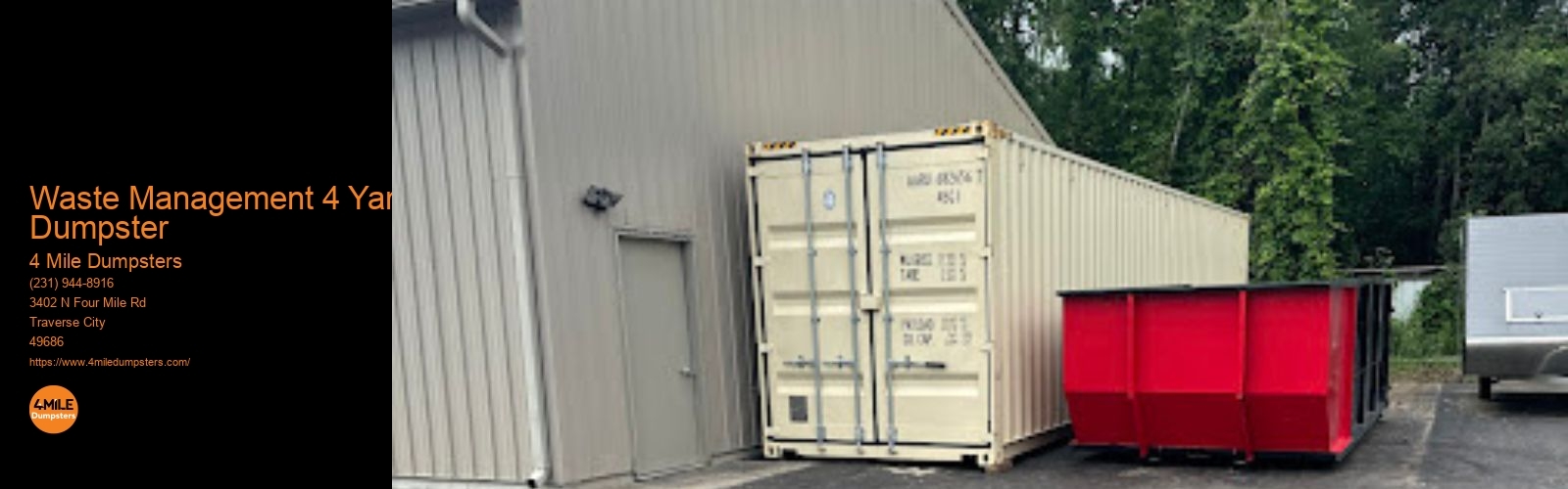 Waste Management 4 Yard Dumpster