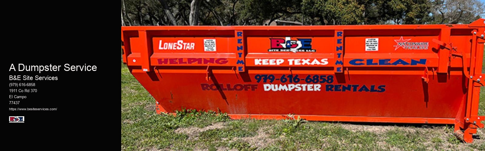 A Dumpster Service