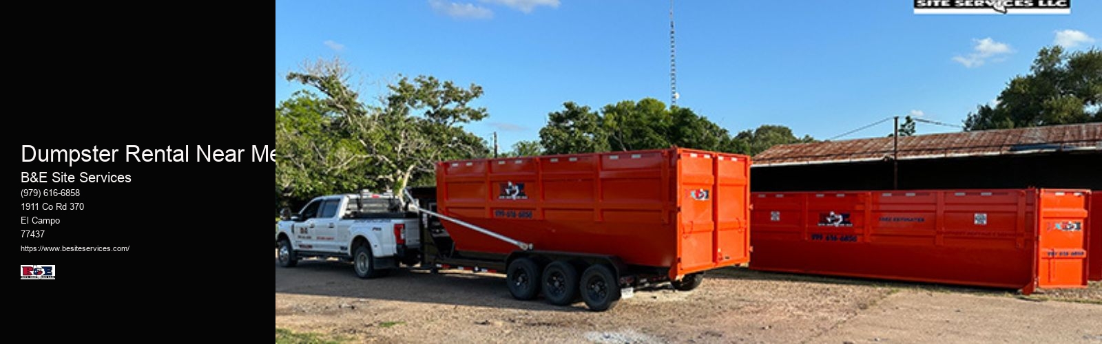 Dumpster Rental Near Me