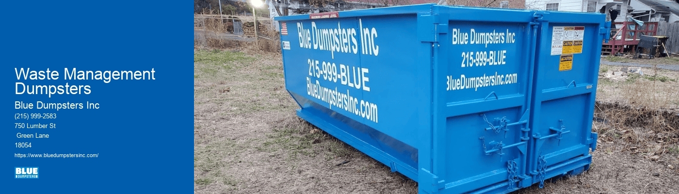 Waste Management Dumpsters