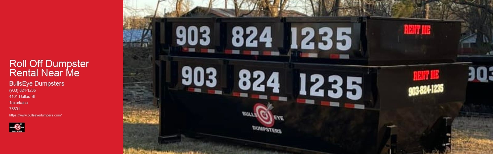 Roll Off Dumpster Rental Near Me