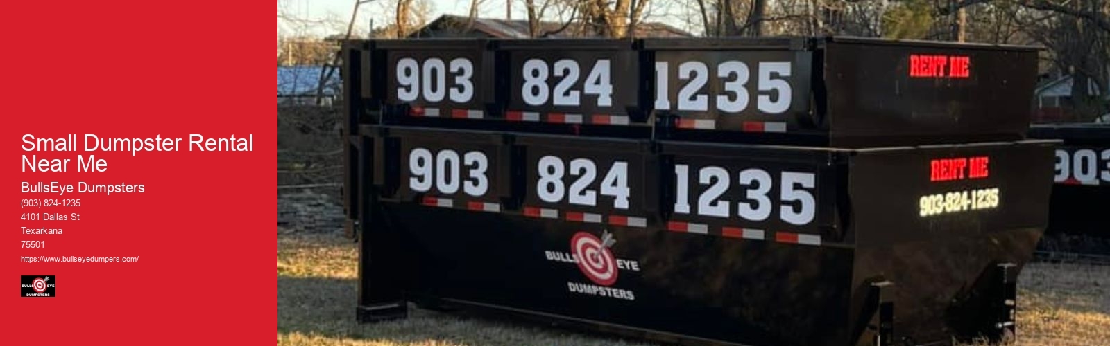 Small Dumpster Rental Near Me