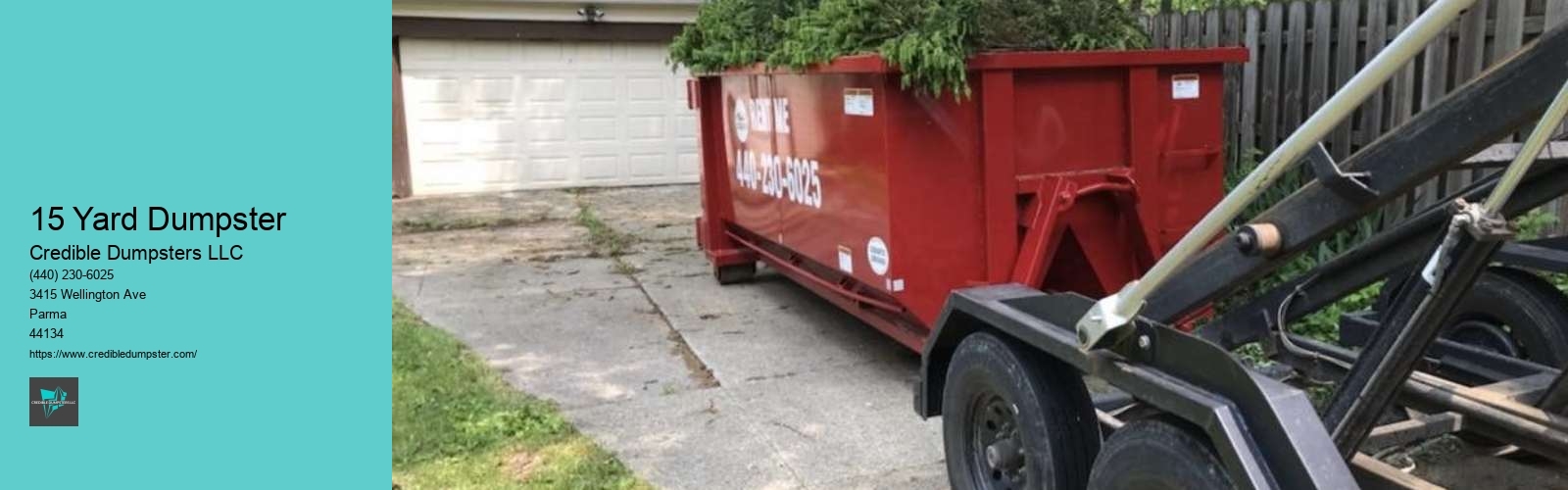 15 Yard Dumpster