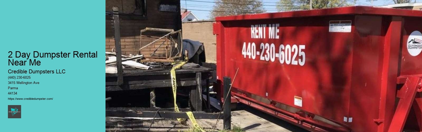 2 Day Dumpster Rental Near Me