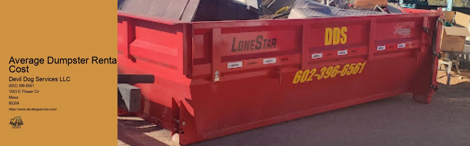 Average Dumpster Rental Cost