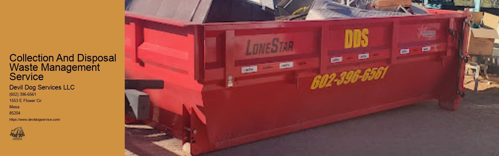 Collection And Disposal Waste Management Service