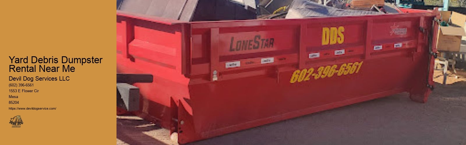 Yard Debris Dumpster Rental Near Me