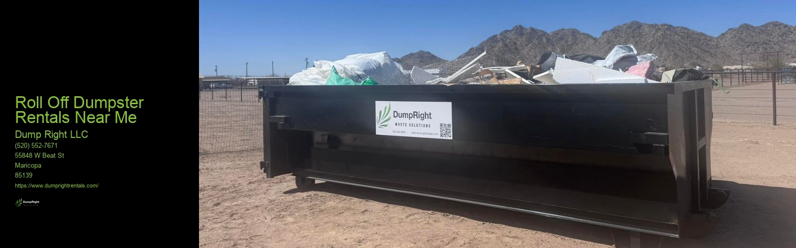 Roll Off Dumpster Rentals Near Me