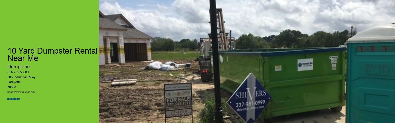 10 Yard Dumpster Rental Near Me