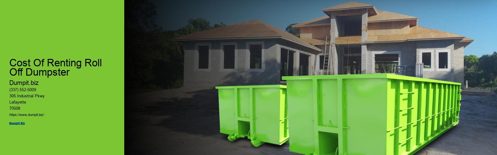 Cost Of Renting Roll Off Dumpster