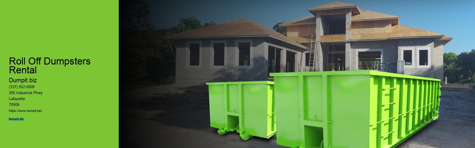 Roll Off Dumpsters Rental