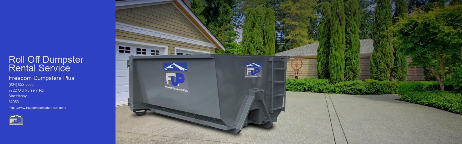 Roll Off Dumpster Rental Service