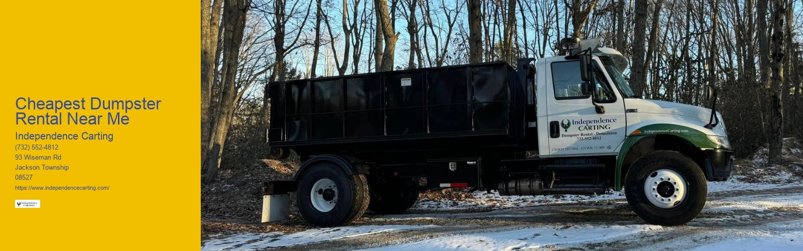 Cheapest Dumpster Rental Near Me