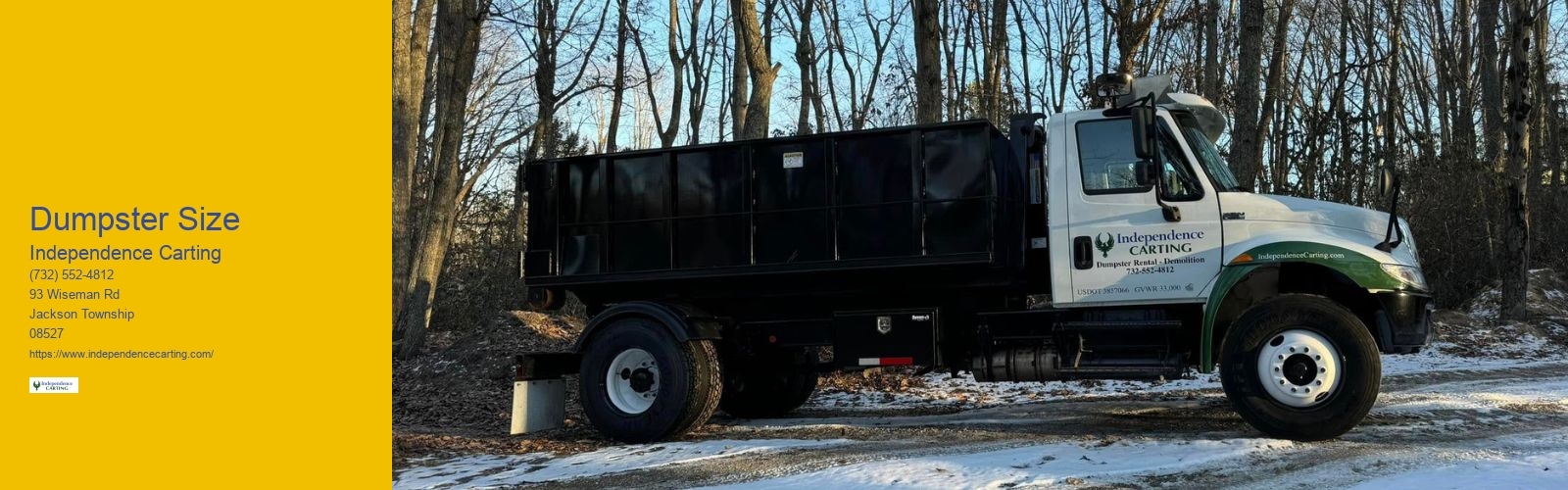 Dumpster Size