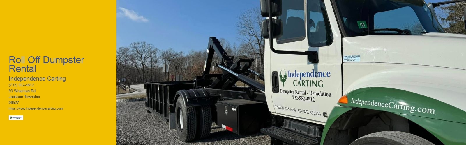 Roll Off Dumpster Rental
