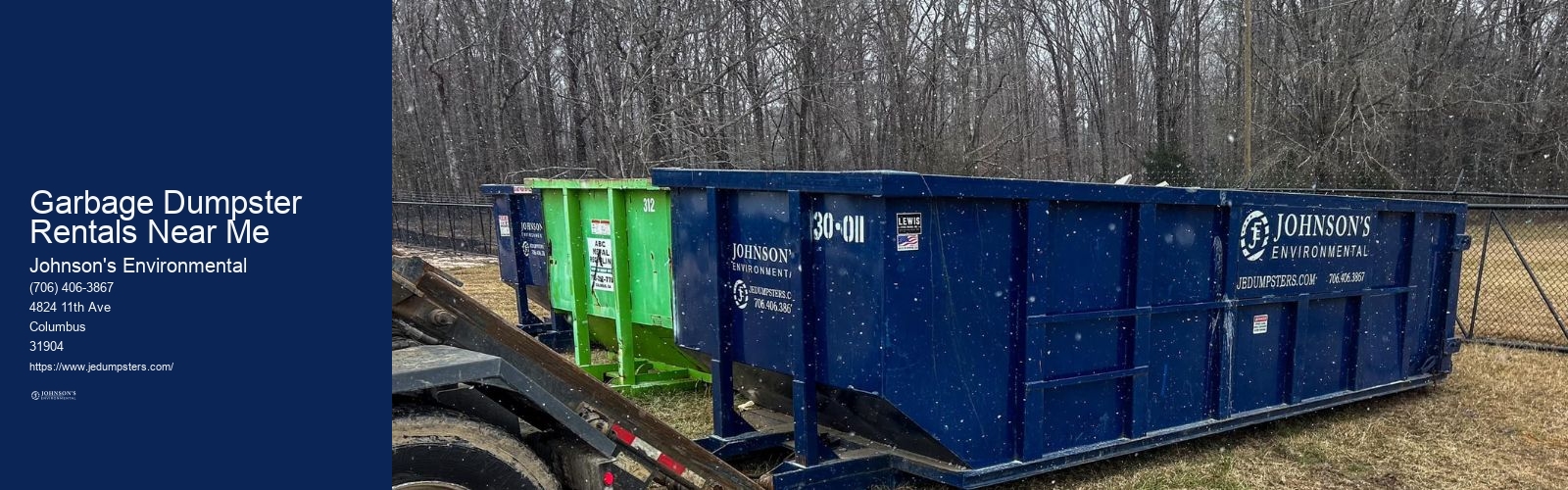 Garbage Dumpster Rentals Near Me
