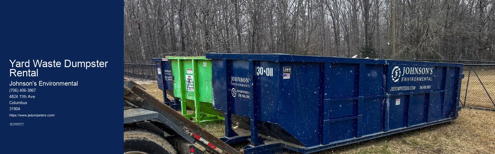 Yard Waste Dumpster Rental