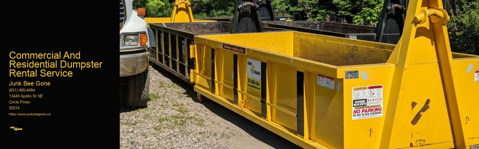 Commercial And Residential Dumpster Rental Service
