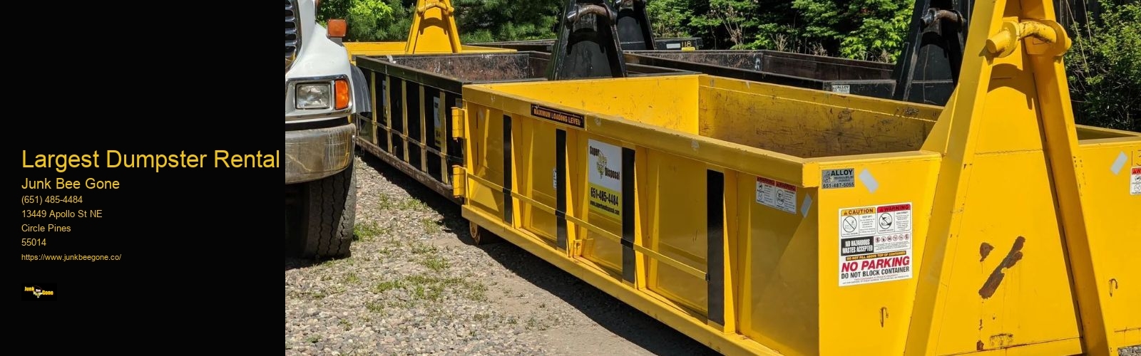 Largest Dumpster Rental