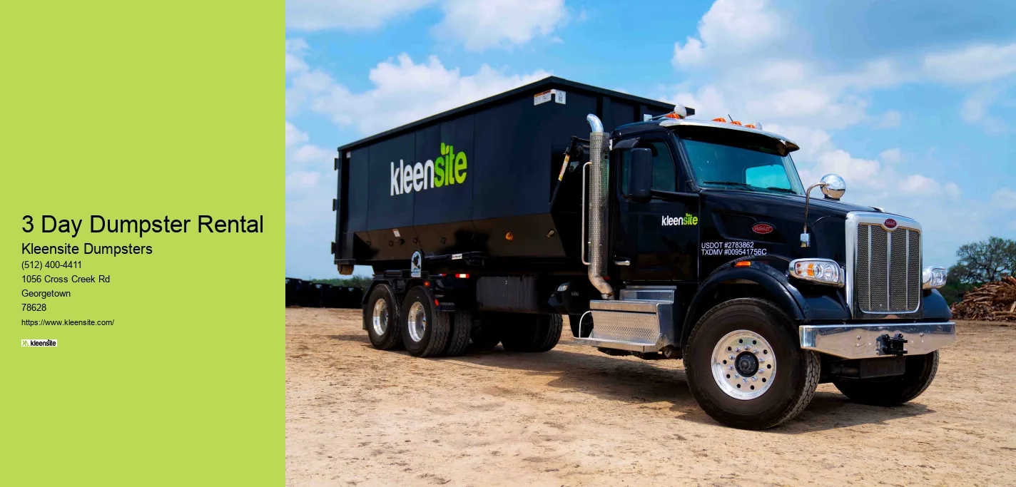 Kleensite Dumpsters Rental Services