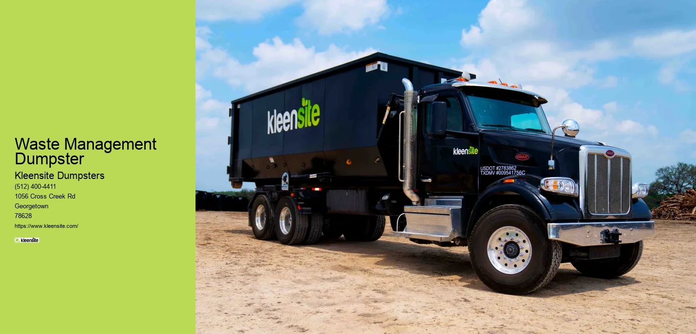 Kleensite Dumpster Rental