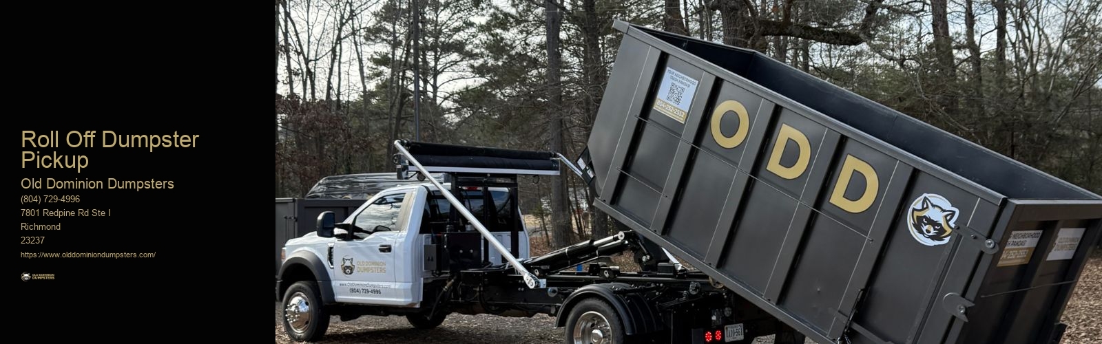 Roll Off Dumpster Pickup